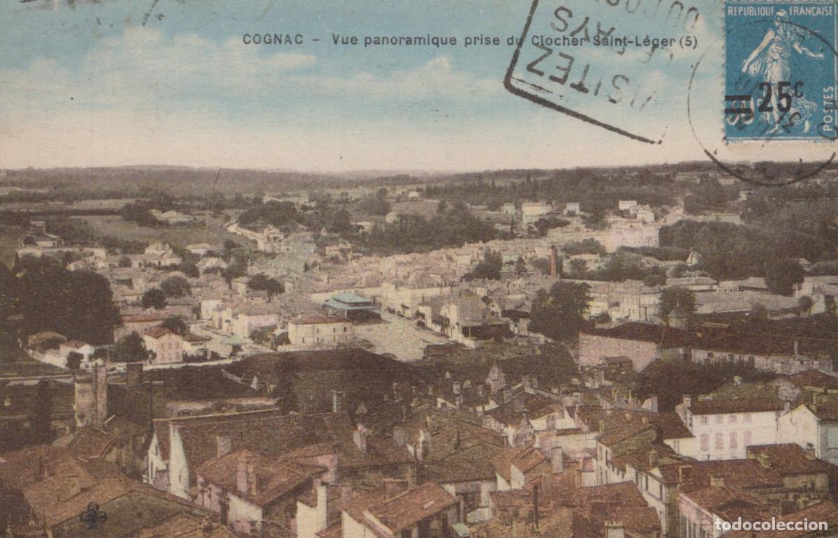 Cartoline: France Cognac Vue Panoramique du Clocher Saint L&eacute;ger *YAD853