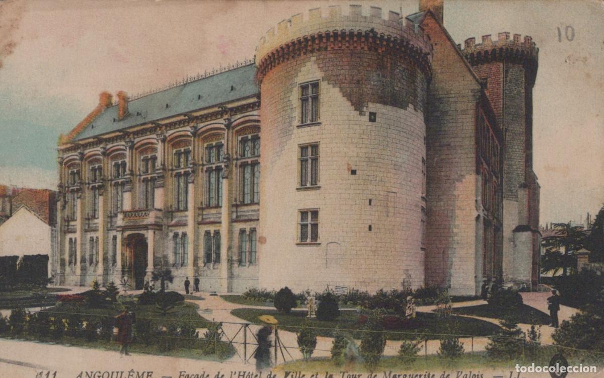 Cartoline: France Angouleme H&ocirc;tel de Ville Tour Marguerite Valois Post&eacute;e *YAD839