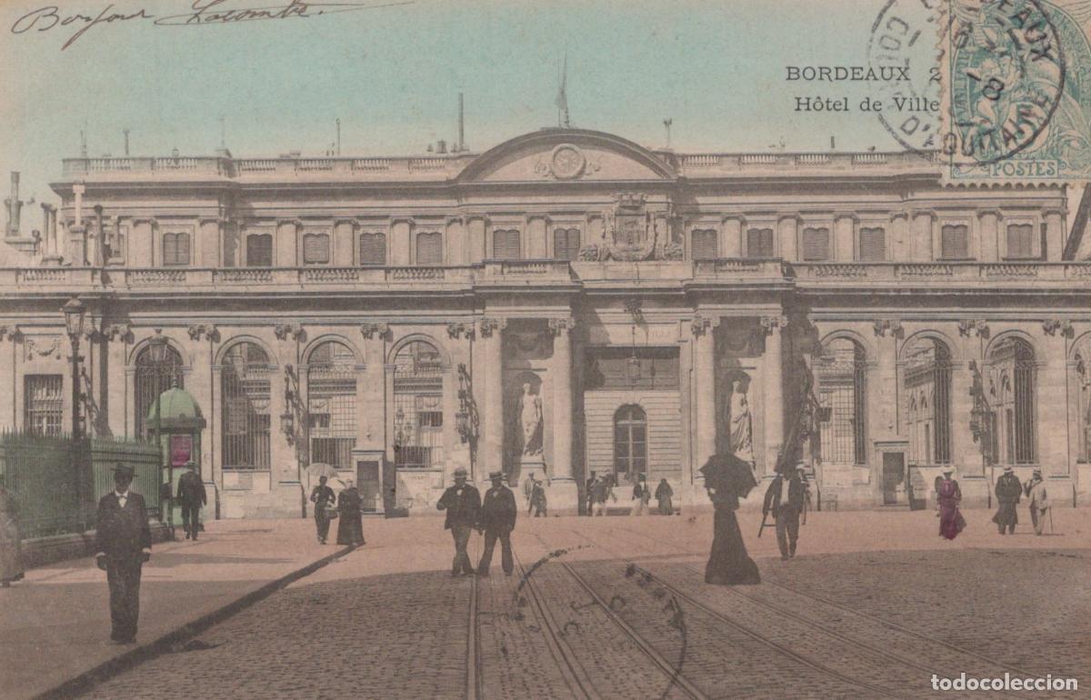 Cartoline: France Bordeaux H&ocirc;tel de Ville Architecture Urbaine Tramway *YAD933