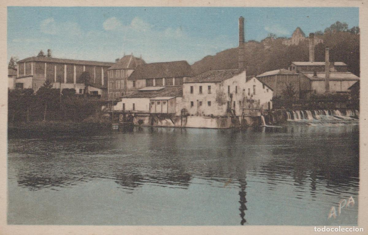 Cartoline: France Montignac Usine Rivi&egrave;re V&eacute;z&egrave;re Barrage *YAD948