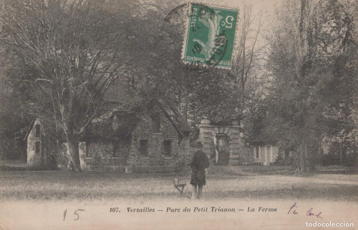Cartoline: France Versailles &Icirc;le de Parc du Petit Trianon la Ferme Affranchie *YAD953