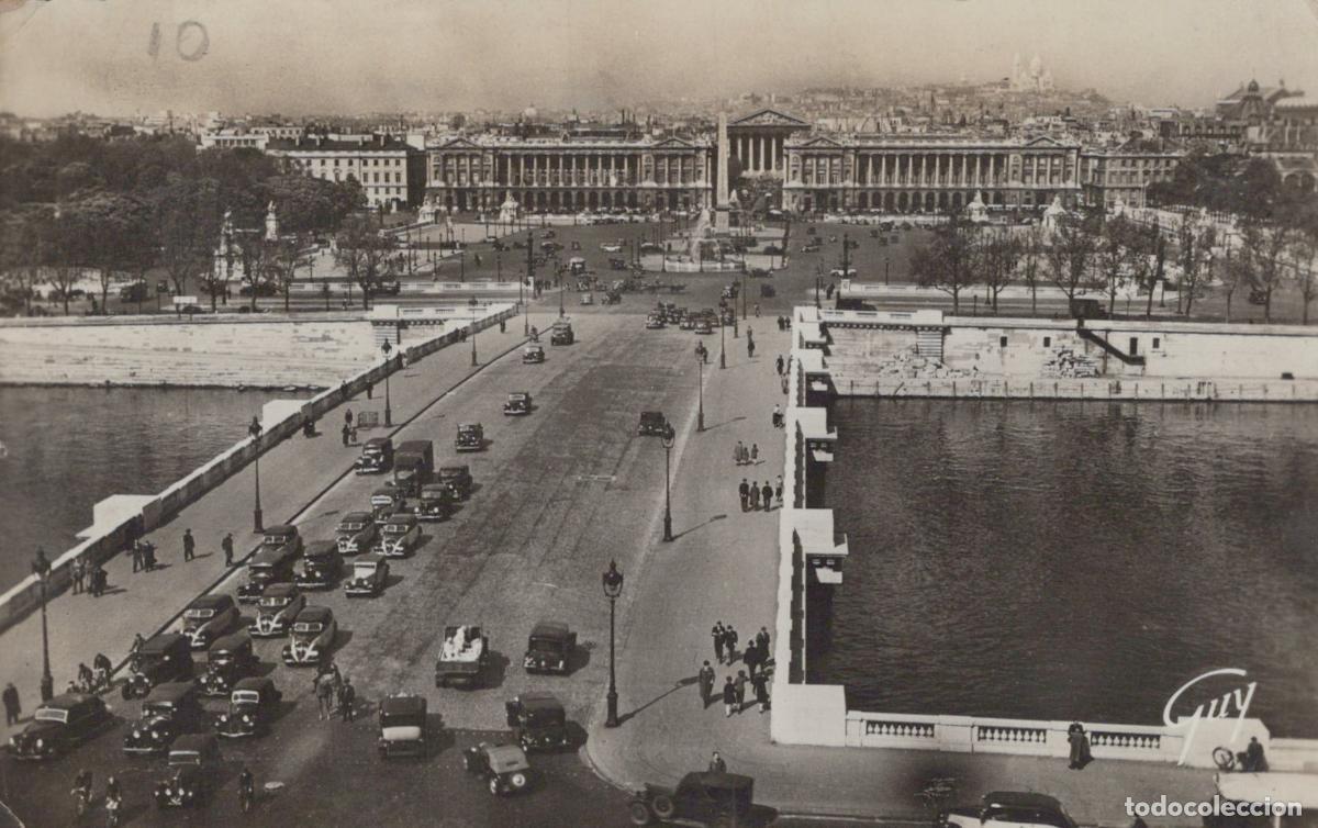 Postais: France Paris &Icirc;le de Pont de la Concorde et Place de la Concorde *YAD958
