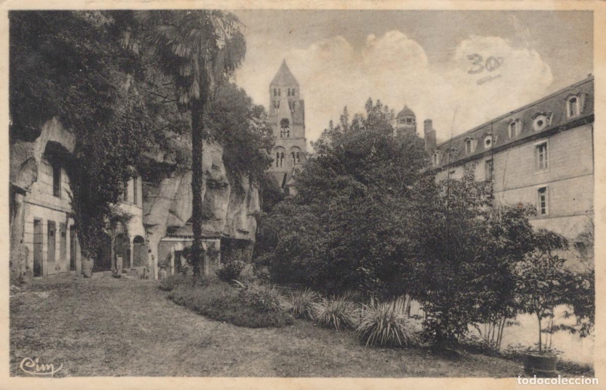 Postales: France Brantome Les Grottes de L Abbaye et le Clocher *YAD988