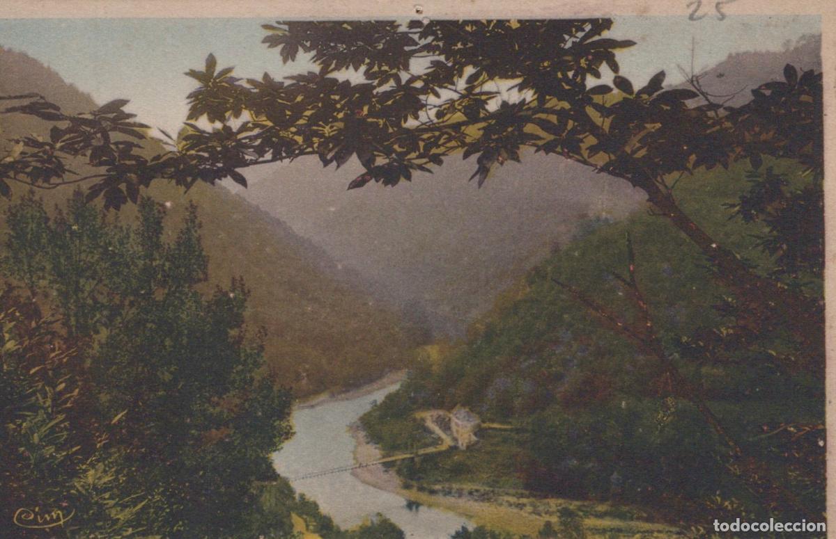 Postales: France Corr&egrave;ze Vall&eacute;e de la Dordogne Pont et Pentes Bois&eacute;es Unposted *YAD994