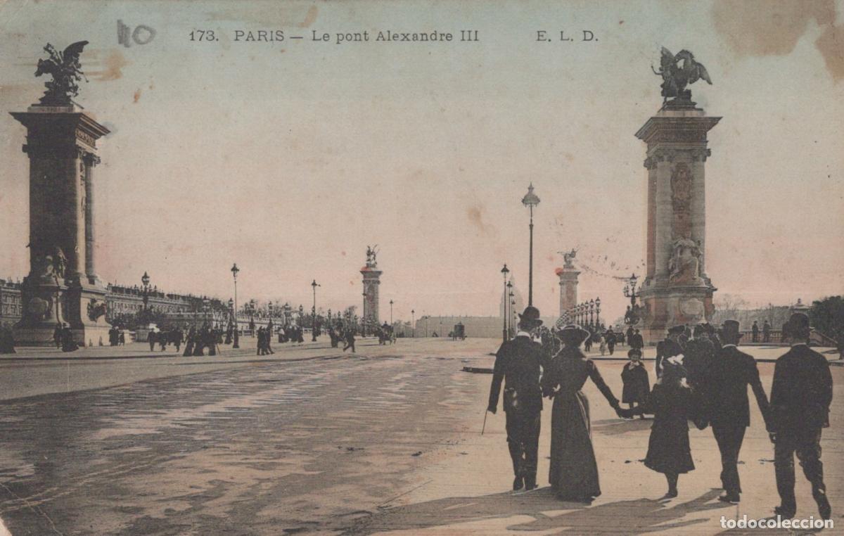 Postales: France Paris &Icirc;le de Pont Alexandre III Architecture Belle &Eacute;poque *YAD944