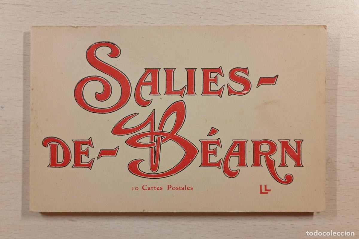 Postales: SALIES DE-BEARN, FRANCIA. 10 POSTALES ANTIGUAS EN BLOCK