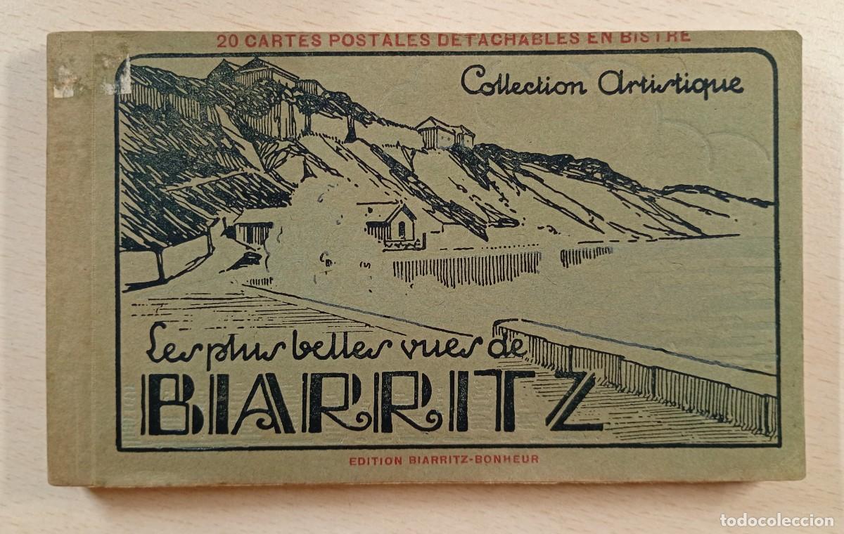 Postales: BIARRITZ, FRANCIA. BLOCK DE 20 POSTALES ANTIGUAS. MUY INTERESANTE