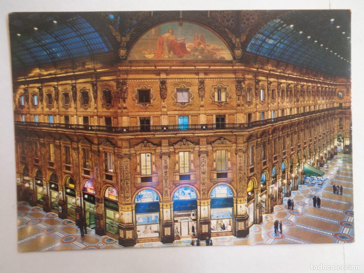 Postales: POSTAL DE MILIAN ( ITALIA ): GALERIA VICTOR MANUEL , INTERIOR NOCTURNO