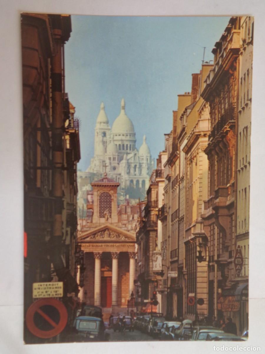 Postcards: POSTAL DE PARIS ( FRANCIA ) : NUESTRA SE&Ntilde;ORA DE LORETO Y EL SAGRADO CORAZON