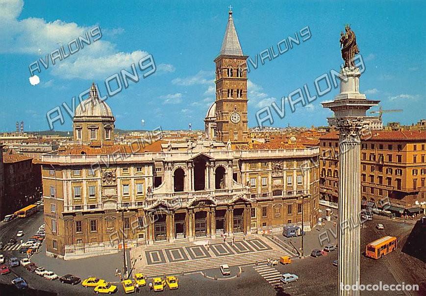 Postales: Santa Mar&iacute;a Maggiore de Roma (Italia) - Circulada con sello - 1986