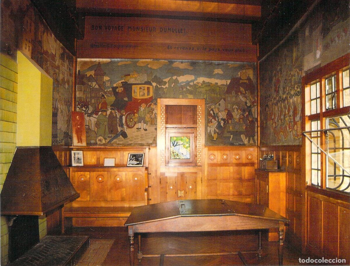 Postales: Postal de Villa Arnaga Cambo les Bains Interior oficina de ni&ntilde;os