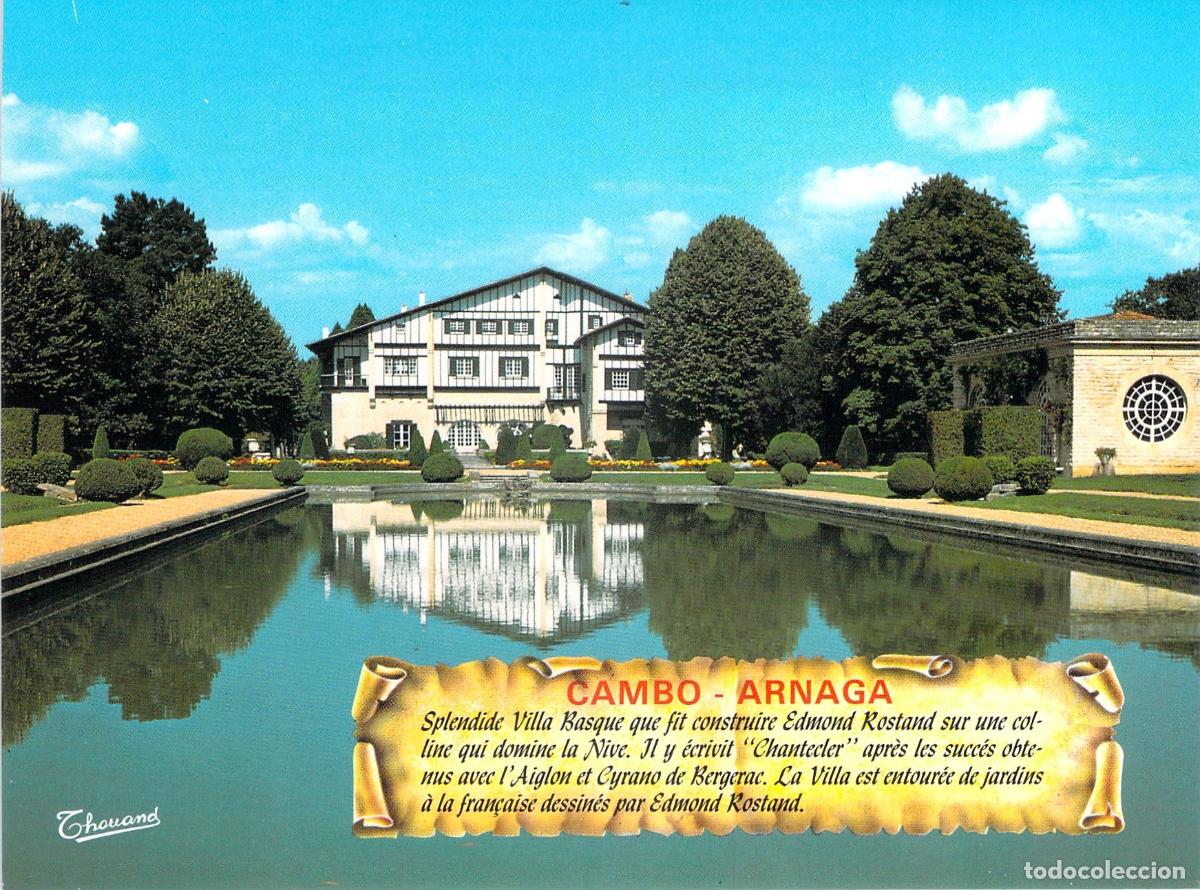Postales: Postal de la Villa Arnaga en Cambo-les-Bains, Francia
