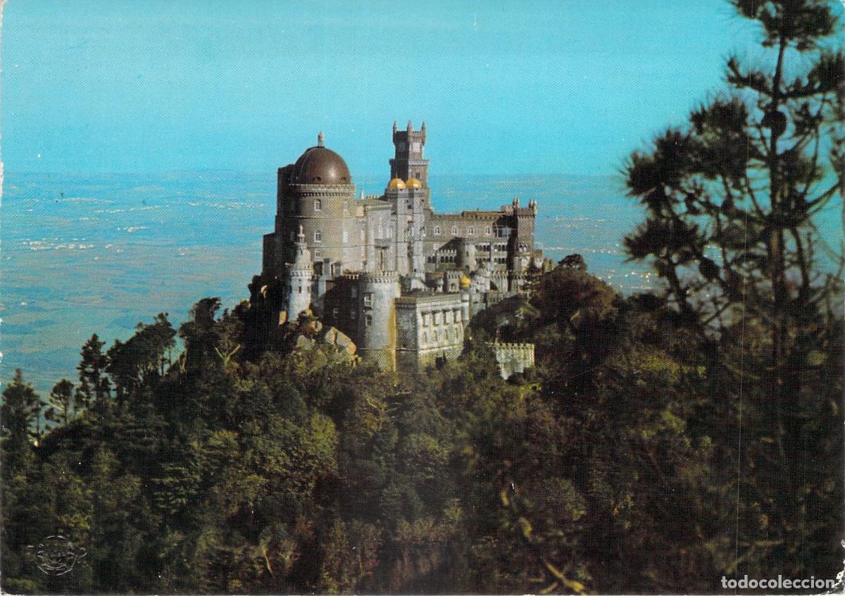 Postales: Postal de Sintra: Palacio Nacional da Pena en Portugal