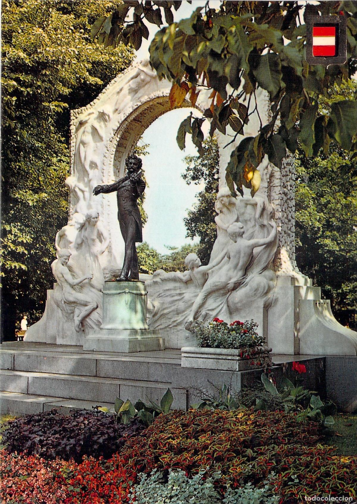 Postales: Postal de Viena Monumento a Johann Strauss