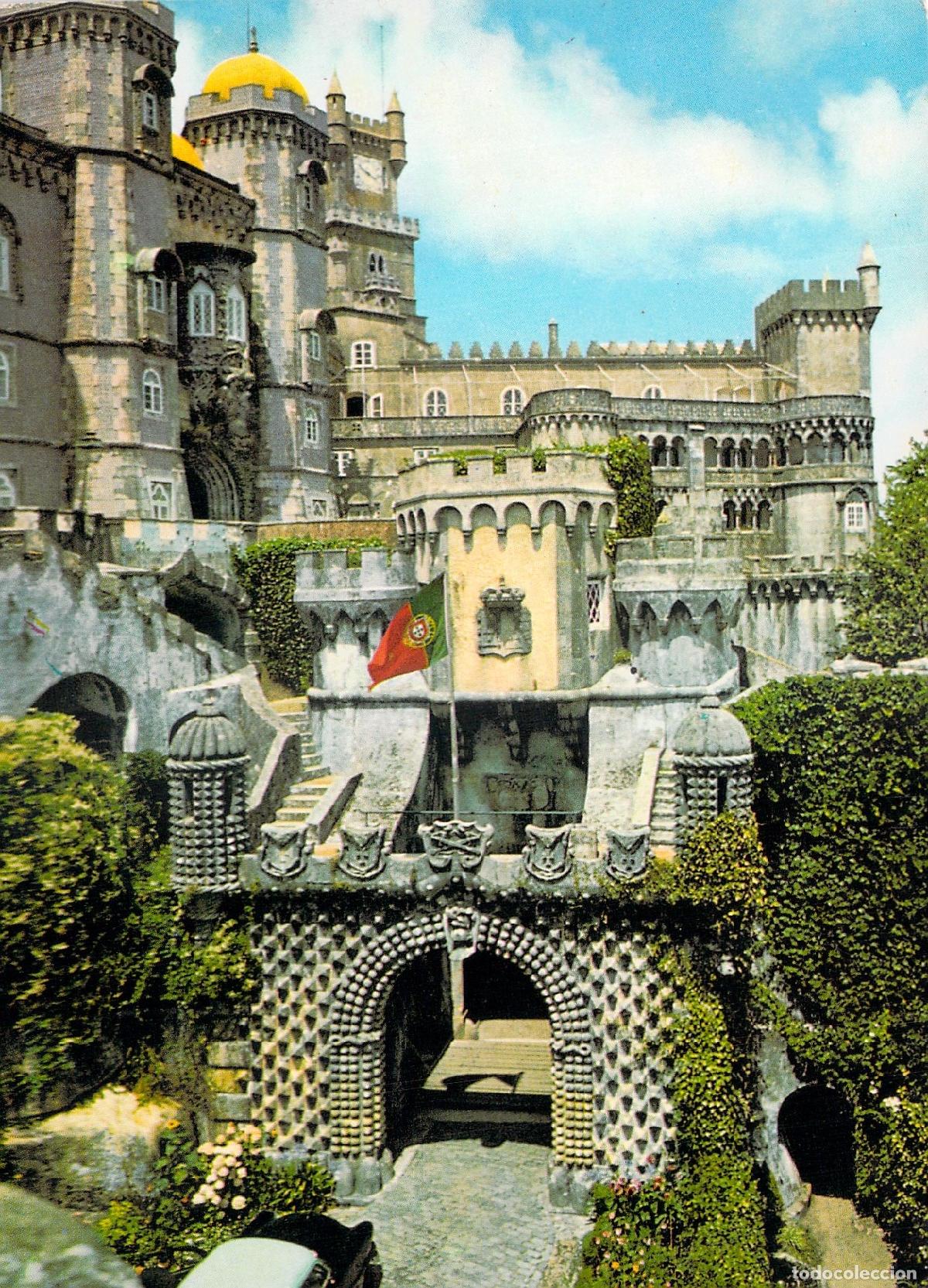 Postales: Postal de Sintra Palacio Nacional da Pena Portugal