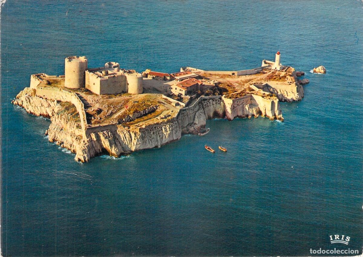 Postales: Postal a&eacute;rea del Castillo de If en Marsella Francia