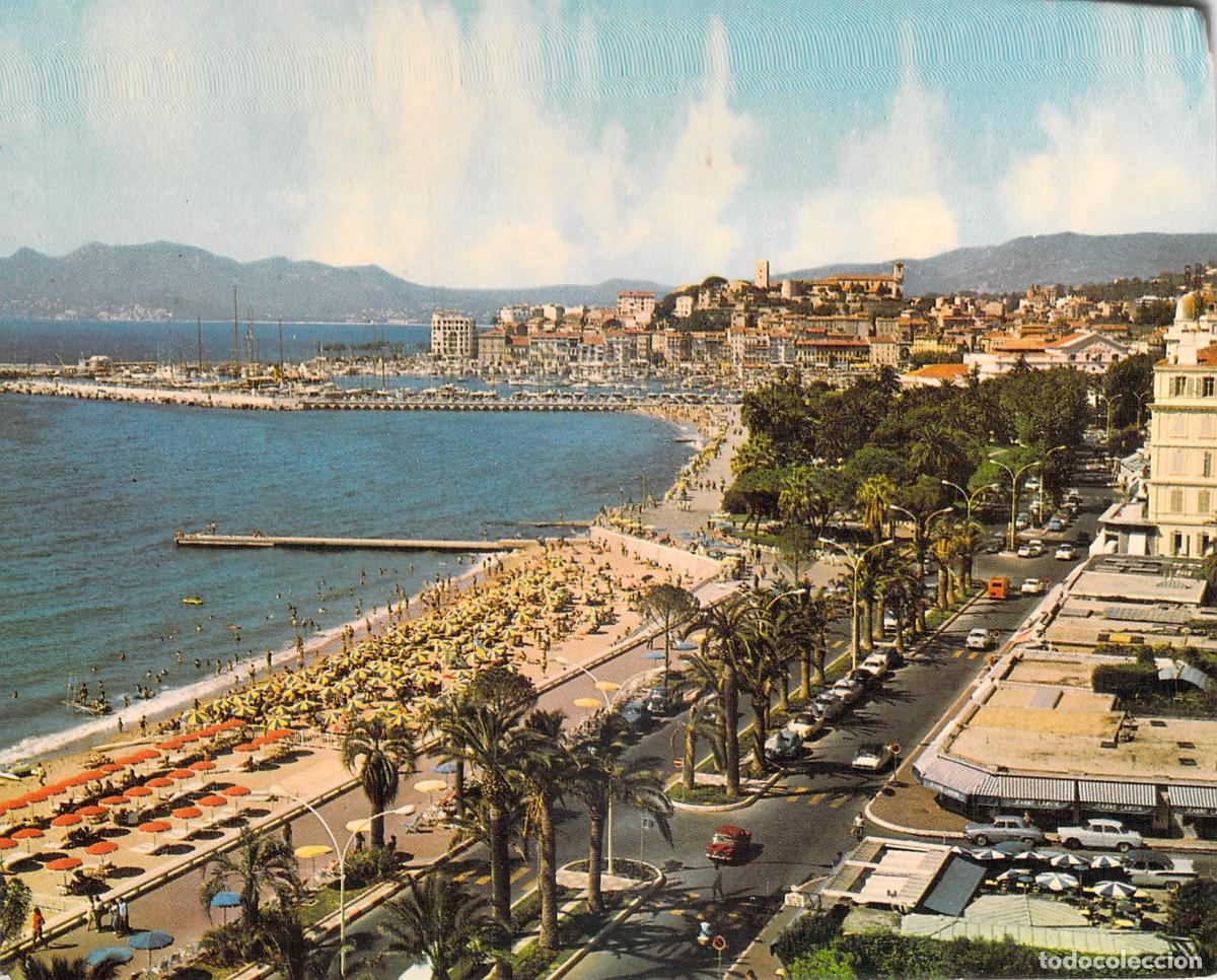 Postales: Postal de Cannes Francia La Croisette y Le Suquet