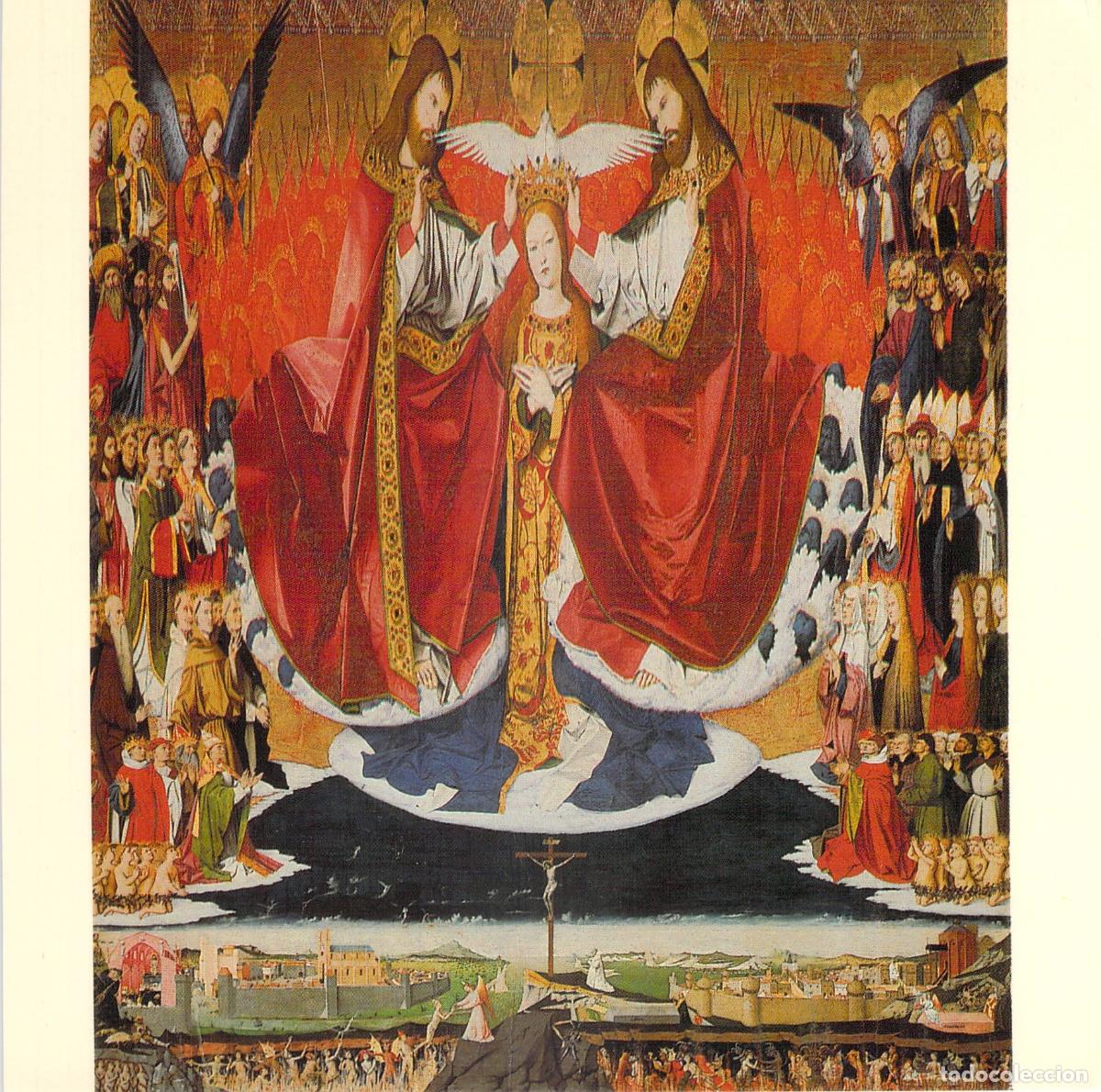 Postales: Postal de El Coronamiento de la Virgen de Enguerrand Quarton