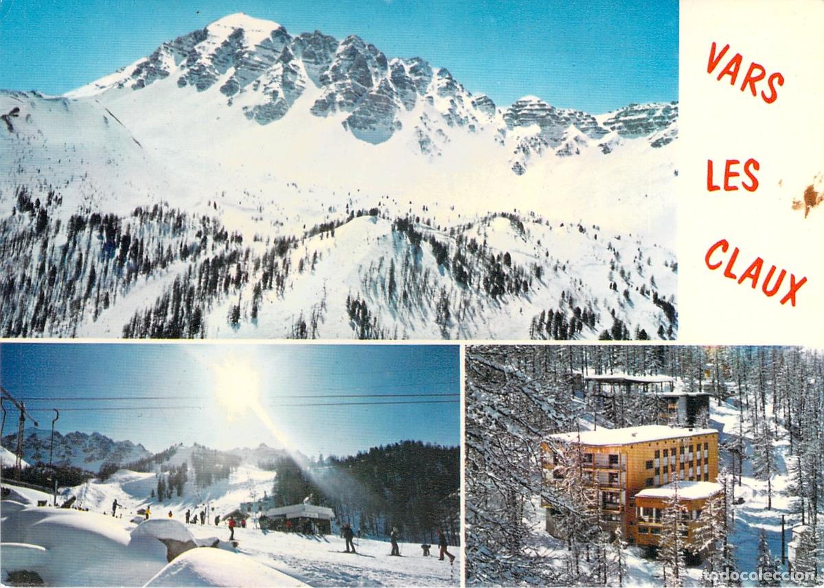 Postales: Postal de Vars Les Claux Estaci&oacute;n de Esqu&iacute; en los Alpes Franceses