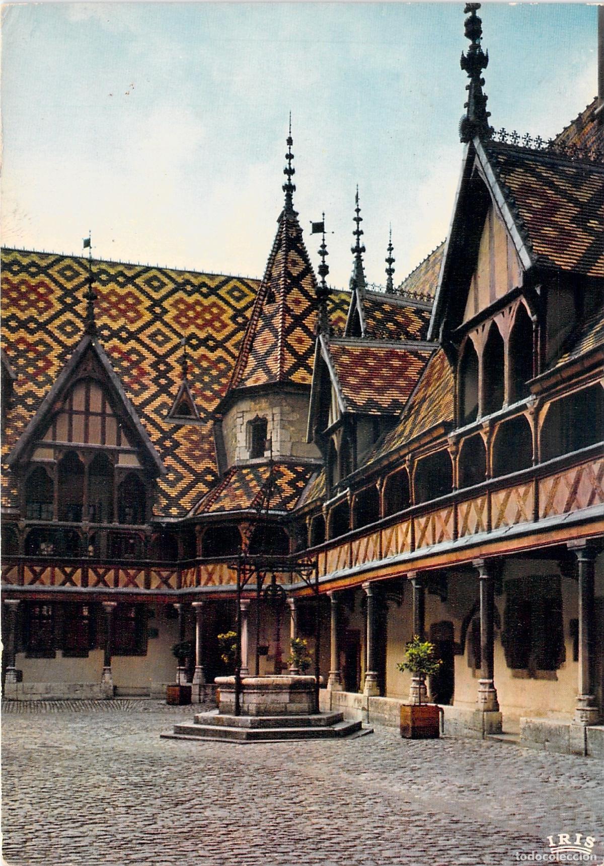 Postkarten: Postal de Beaune Cour d'Honneur Hospices de Beaune