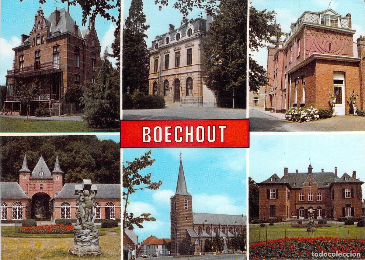 Postales: Postal de Boechout en B&eacute;lgica, vistas de edificios y arquitectura local