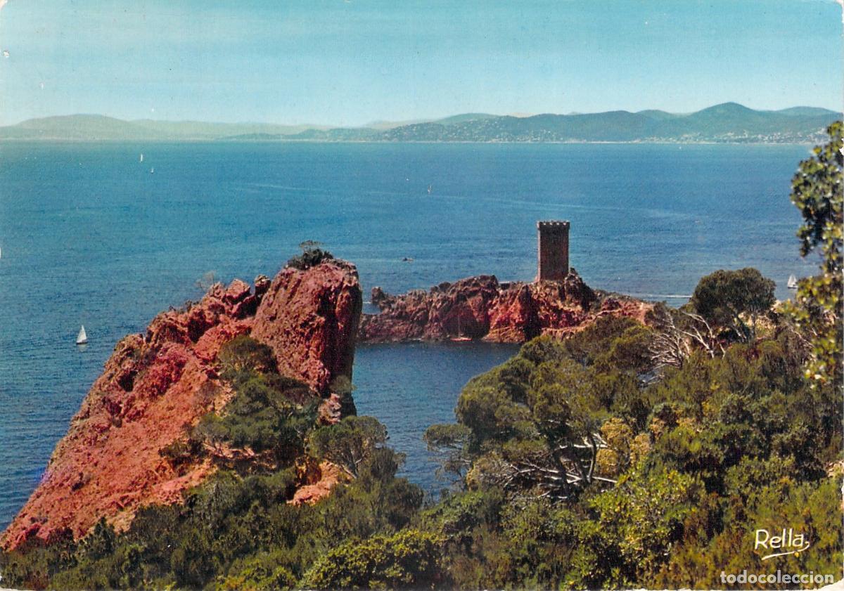 Postais: Postal de L'Ile d'Or en Le Dramont, Costa Azul Francia