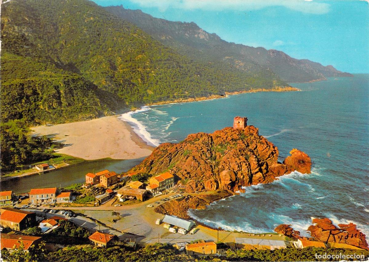 Postais: Postal de la Costa en Porto C&oacute;rcega Francia