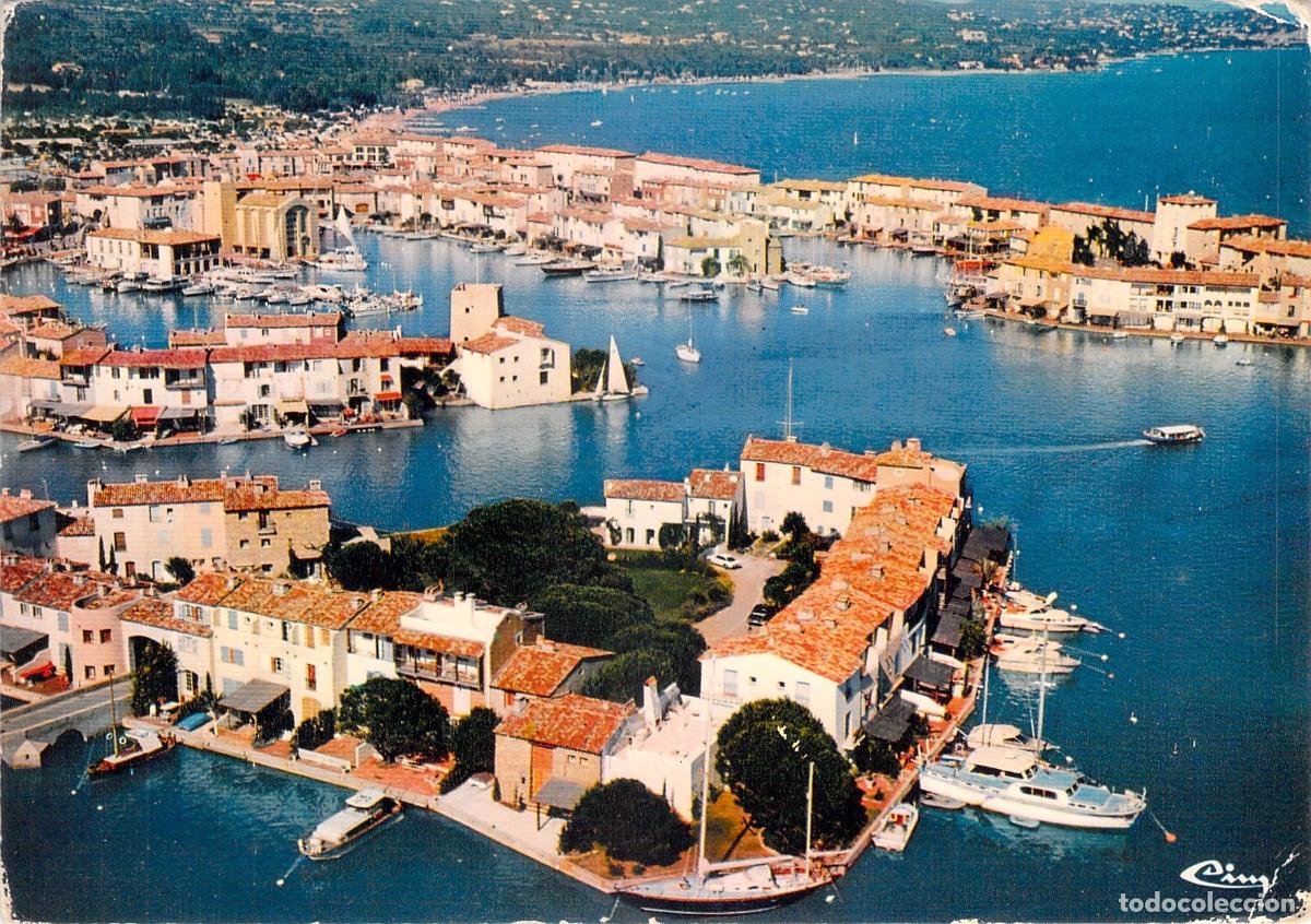 Postais: Postal de la ciudad lacustre de Port-Grimaud en la Costa Azul