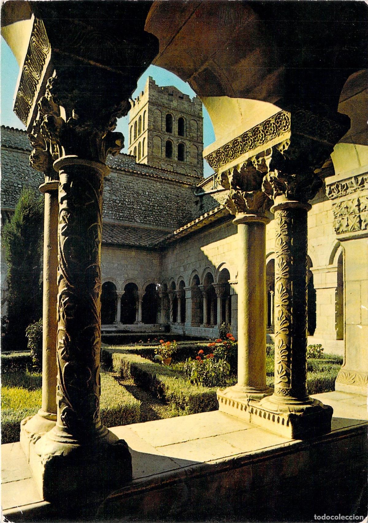 Postais: Postal del Claustro de la Catedral de Elne, Francia