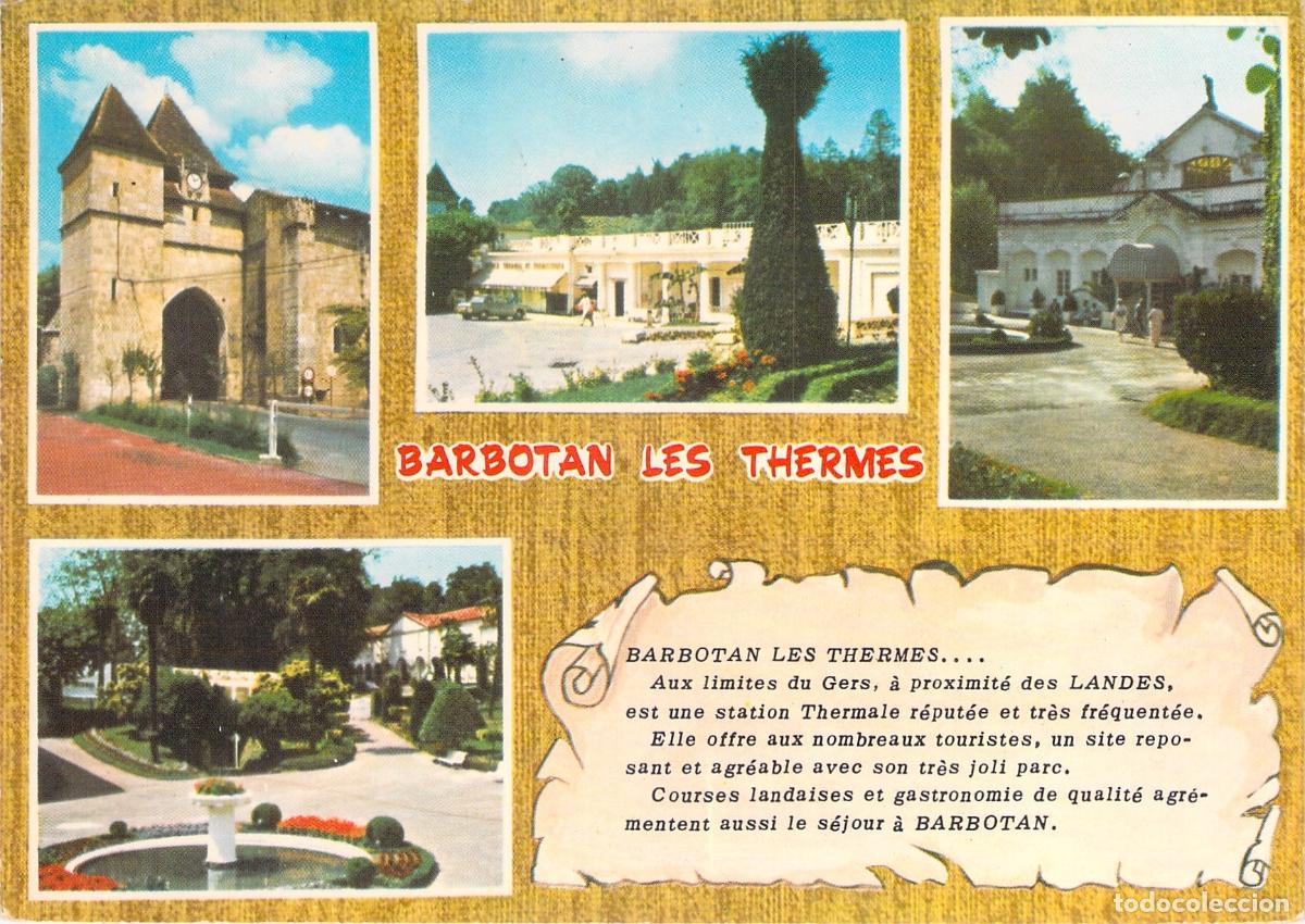 Postais: Postal de Barbotan-les-Thermes, Francia - Vistas del balneario