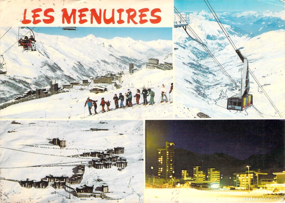 Postais: Postal de Les Menuires en Saboya Alpes Franceses Vista Panor&aacute;mica