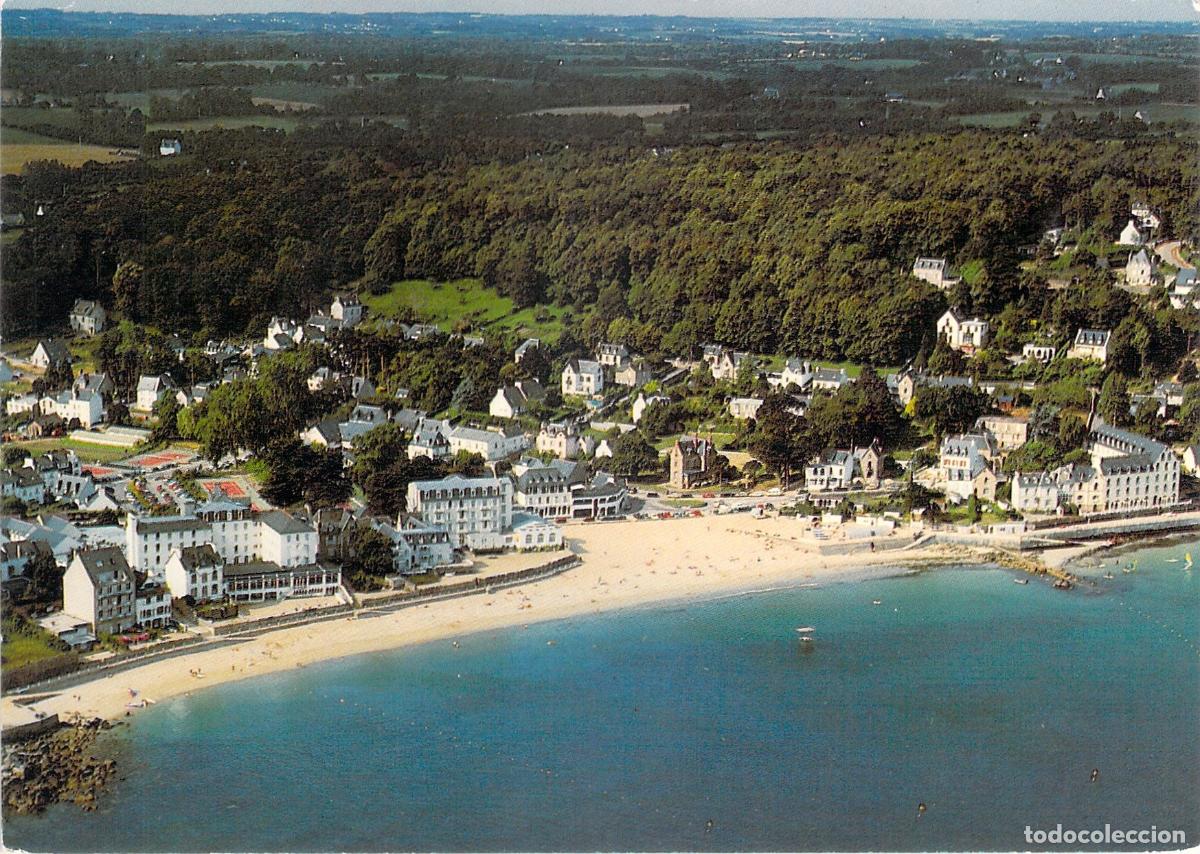 Postais: Postal de la Playa Sables Blancs en Douarnenez-Treboul Breta&ntilde;a Francia