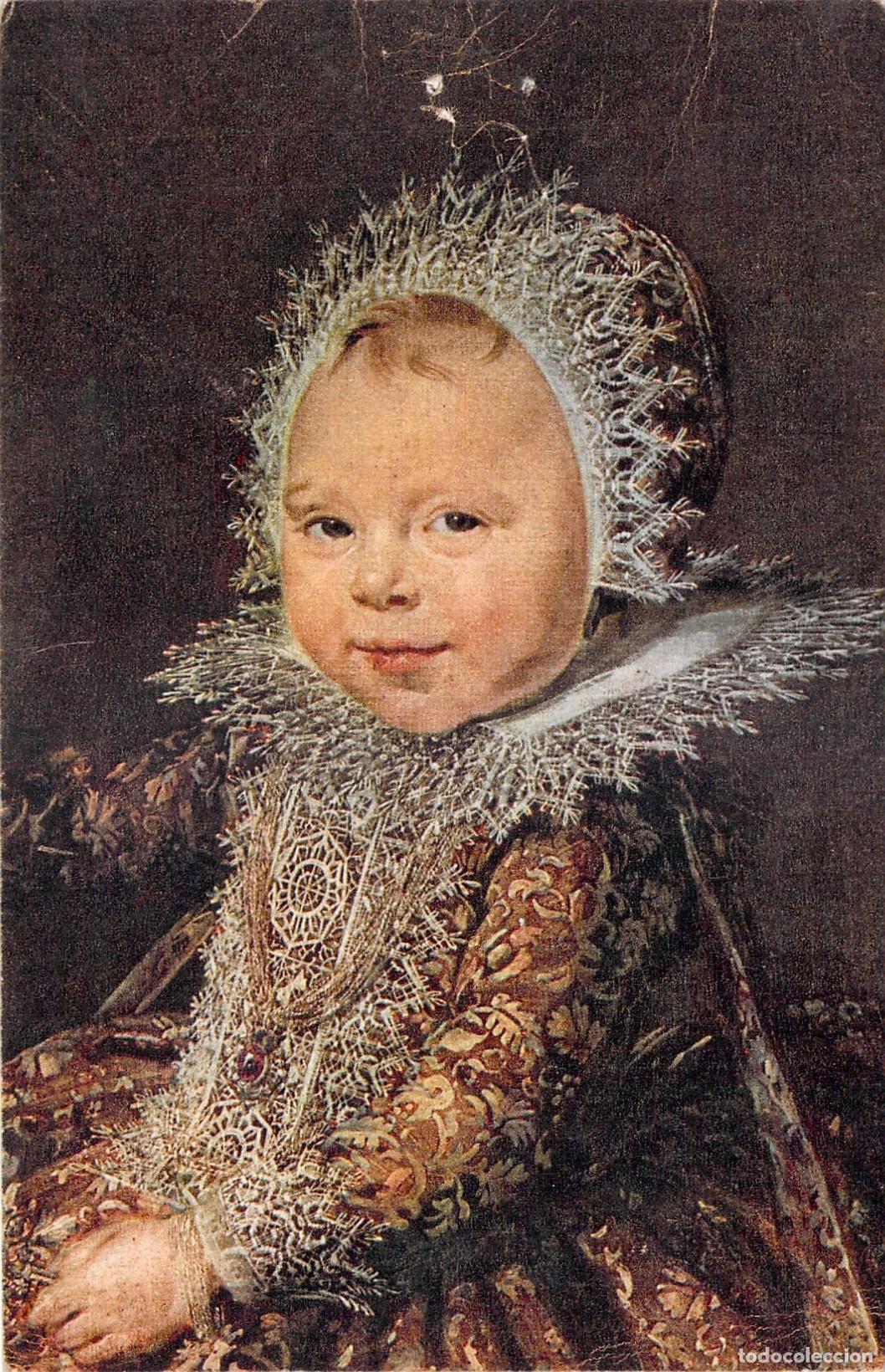 Postales: Postal de arte: La nodriza y el ni&ntilde;o por Frans Hals