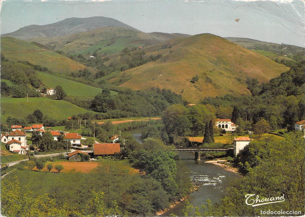 Postales: Postal de Cambo, Pays Basque con el R&iacute;o Nive