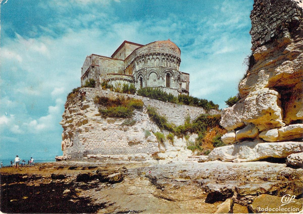 Postales: Postal de la Iglesia de Talmont, Francia