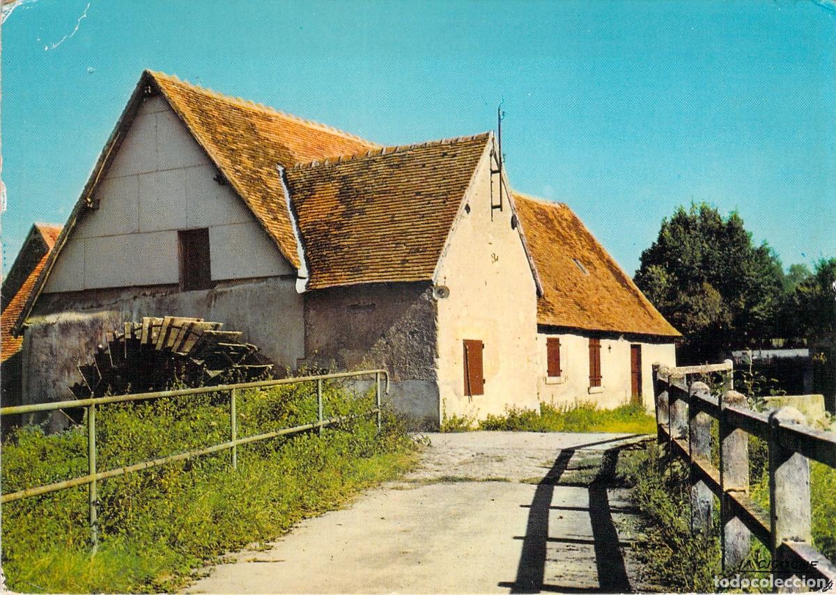 Postales: Postal del hist&oacute;rico Moulin d'Angibaut en la regi&oacute;n de Indre, Francia
