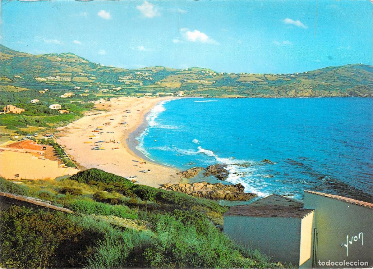 Postales: Postal de la Playa del P&eacute;ro en Carg&egrave;se C&oacute;rcega Francia
