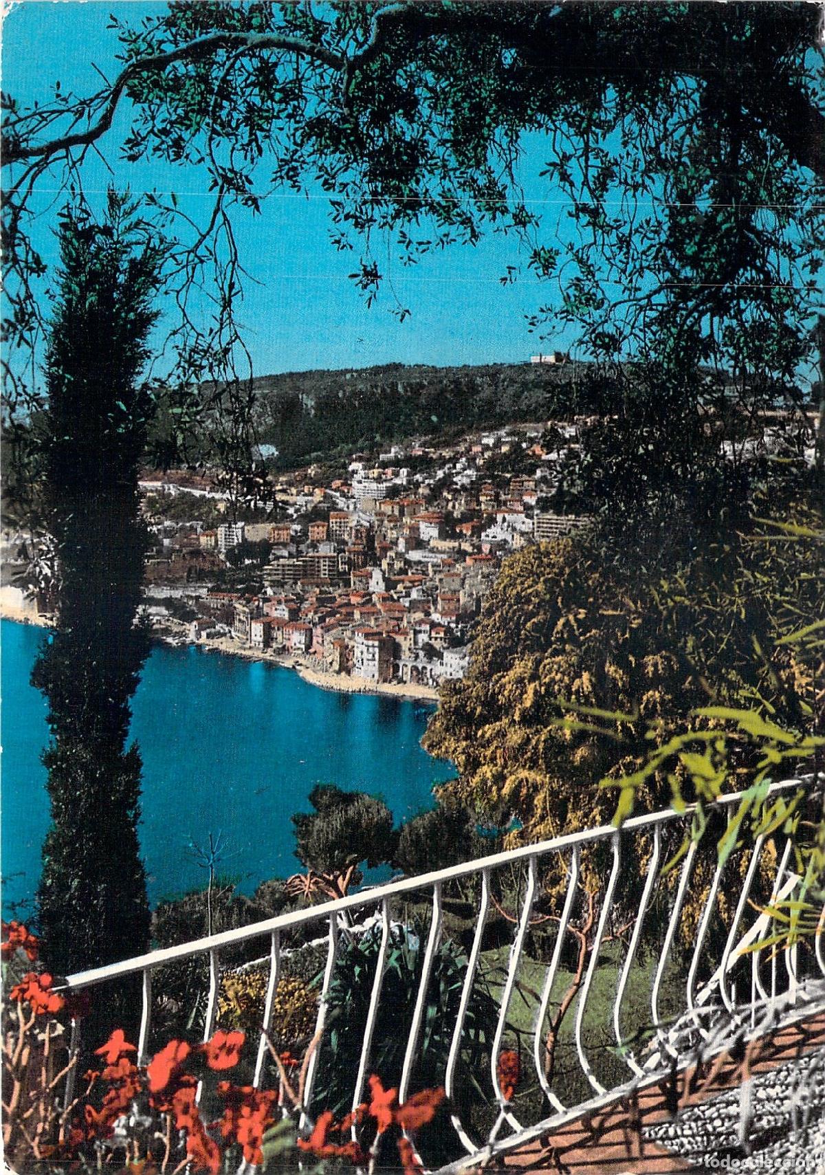 Postales: Postal de la Bah&iacute;a de Villefranche-sur-Mer en Francia