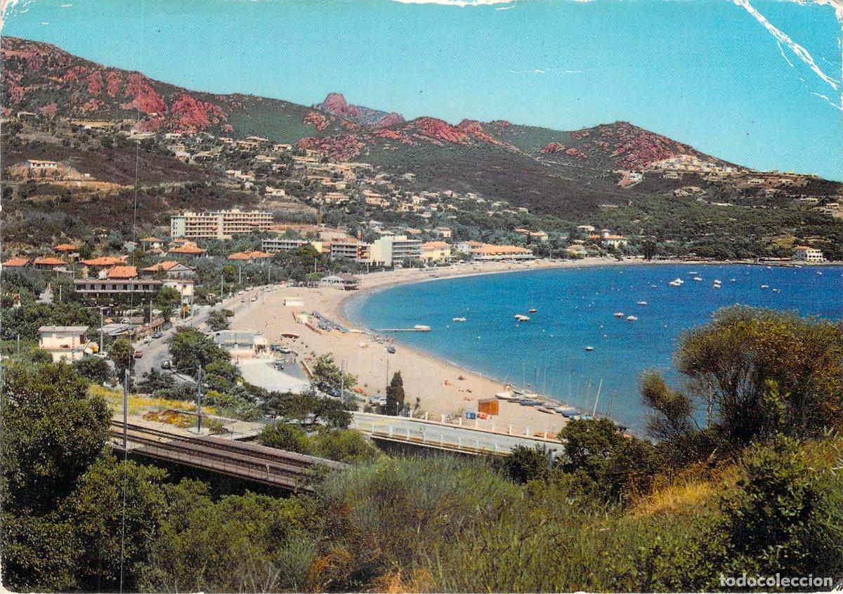Postales: Postal de Agay y el Macizo del Esterel en la Costa Azul