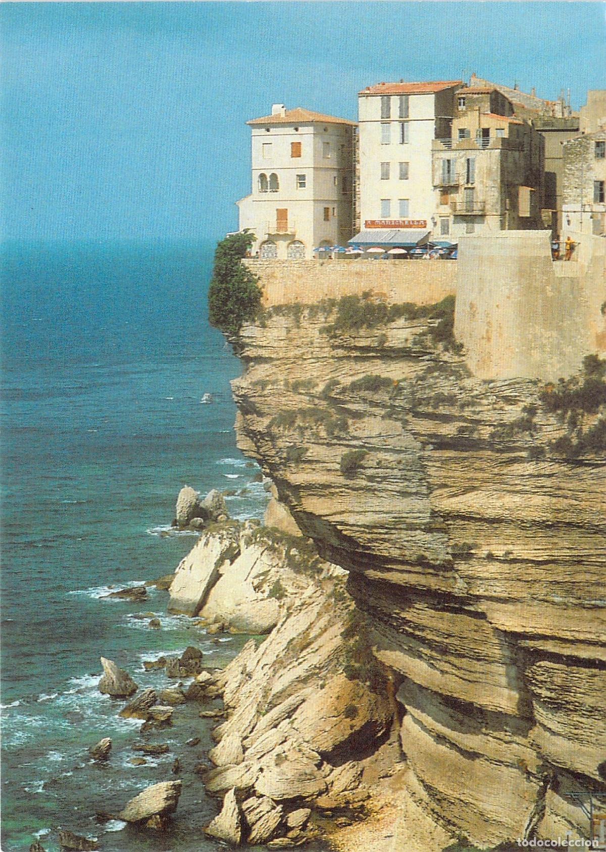 Postales: Postal de los acantilados de Bonifacio, C&oacute;rcega
