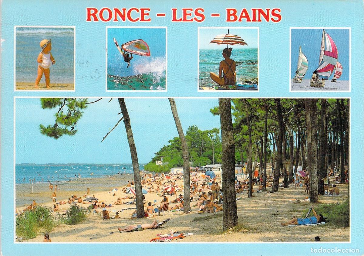 Postales: Postal de Ronce-les-Bains playa y actividades recreativas en la costa