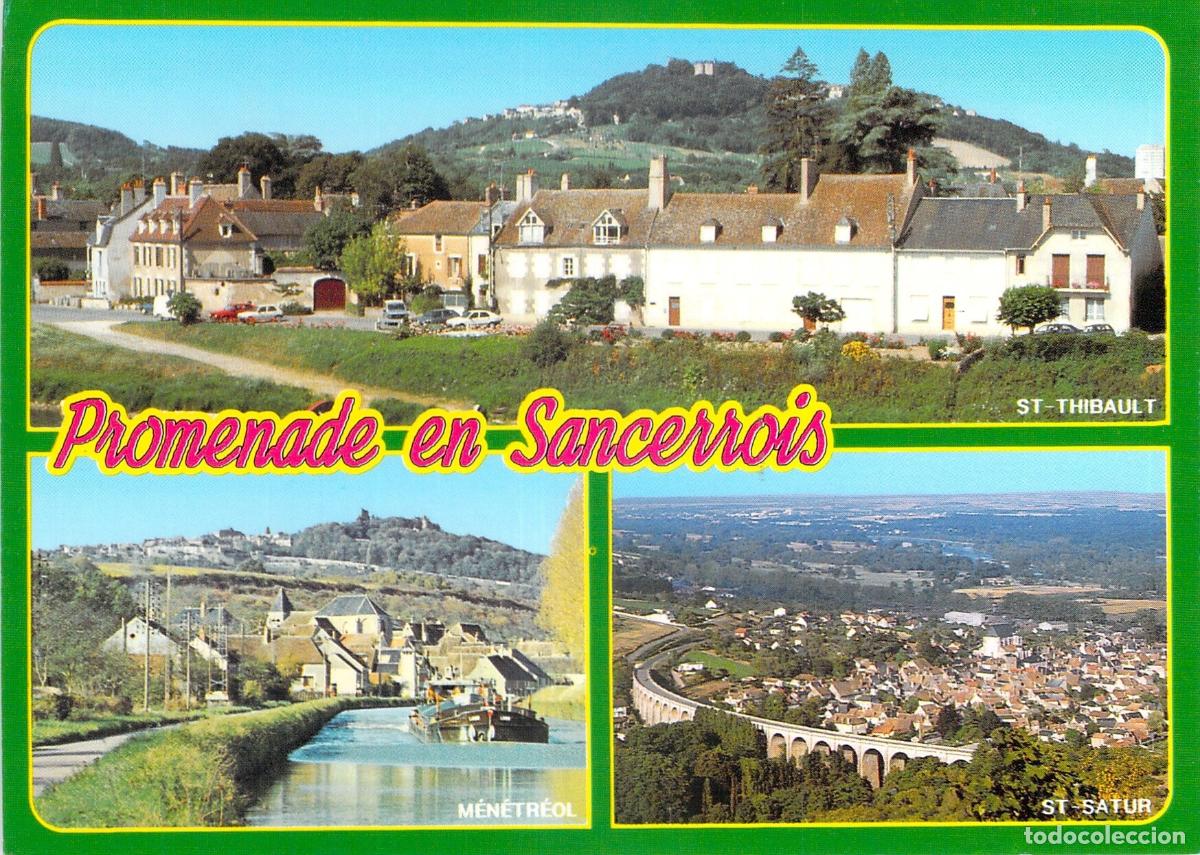 Postales: Postal de Sancerrois, Saint-Thibault, M&eacute;n&eacute;tr&eacute;ol y Saint-Satur en Francia