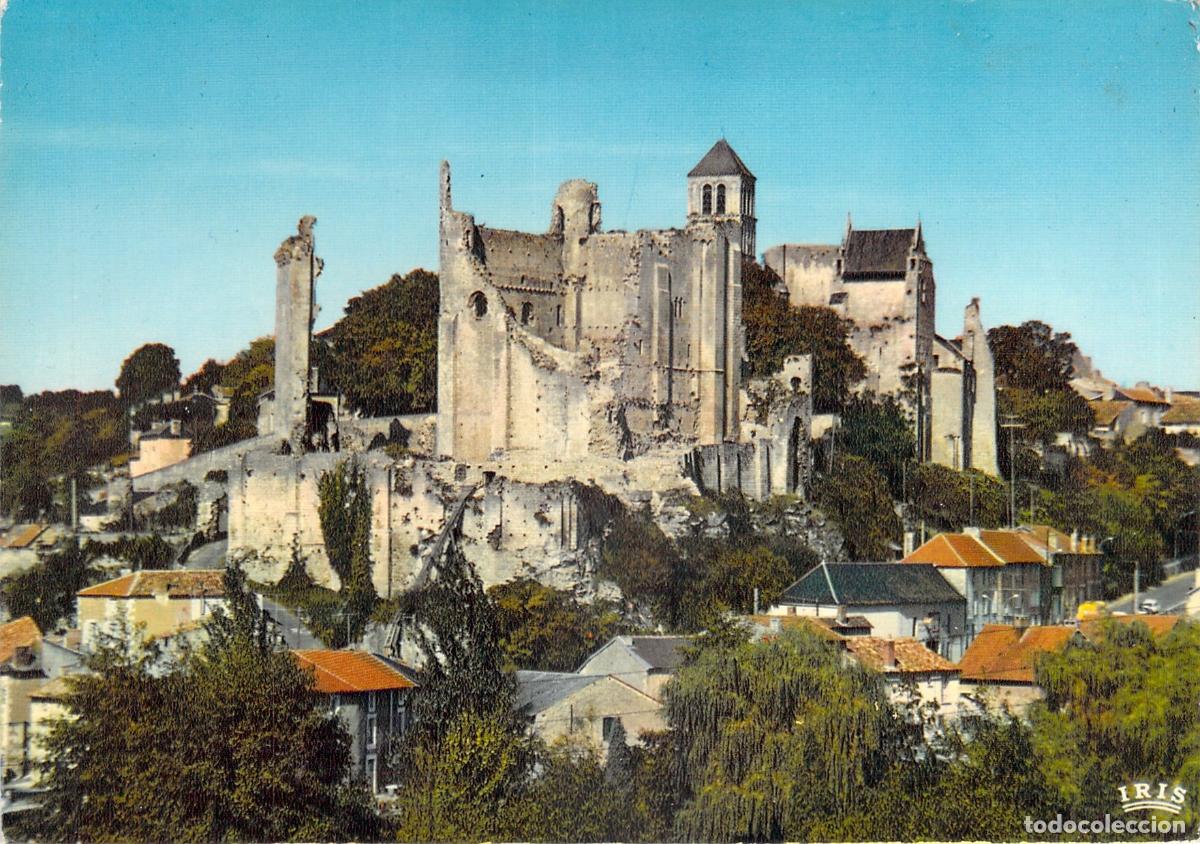Postales: Postal de las ruinas de los cinco castillos de Chauvigny, Francia