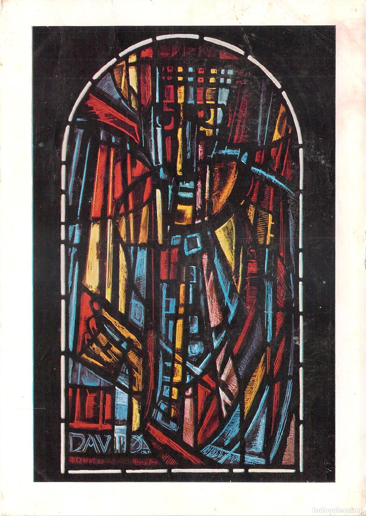 Postales: Postal de vitral de Bazaine en Plateau d'Assy