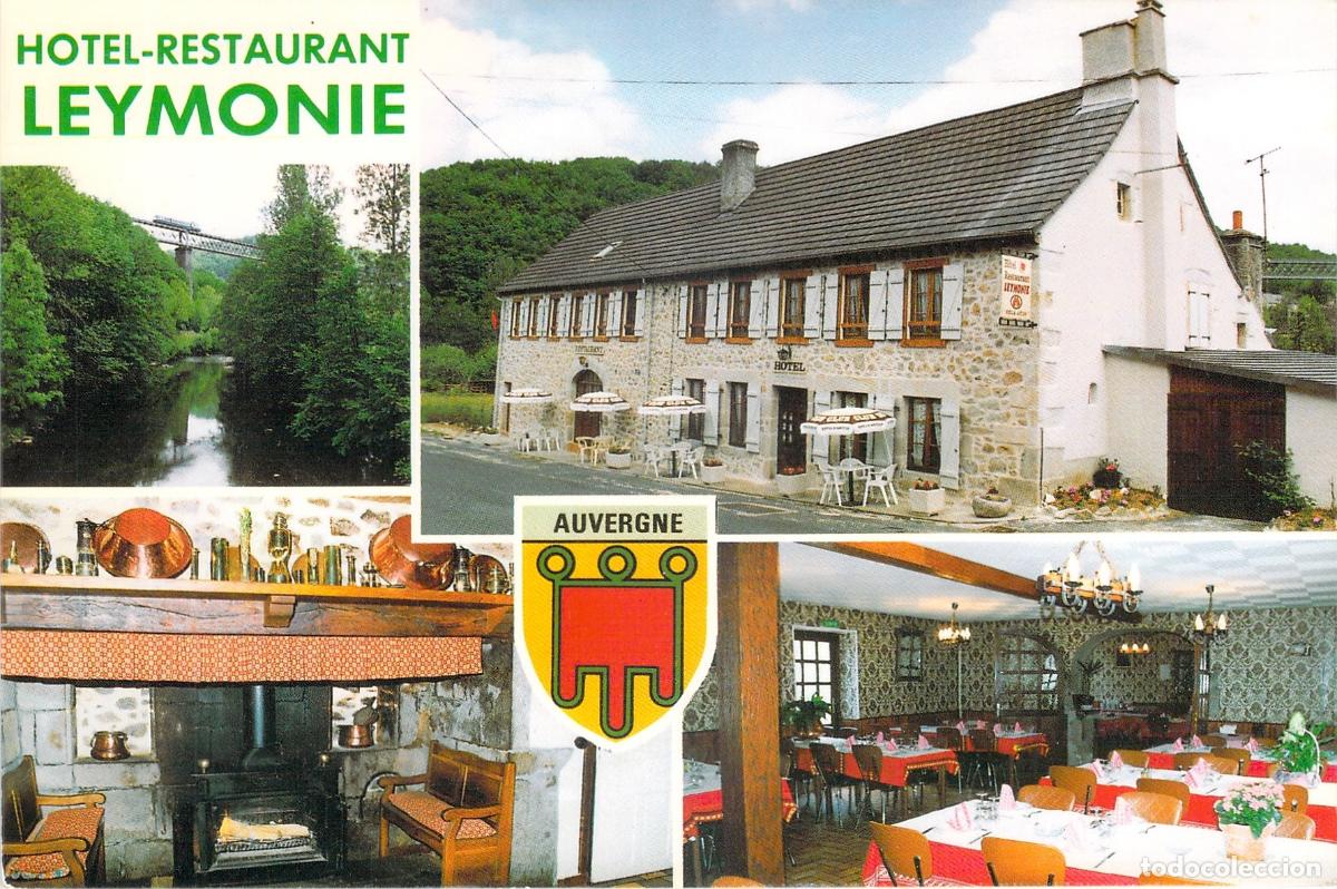 Postales: Postal de Hotel-Restaurant Leymonie en Vendes-Bassignac Francia