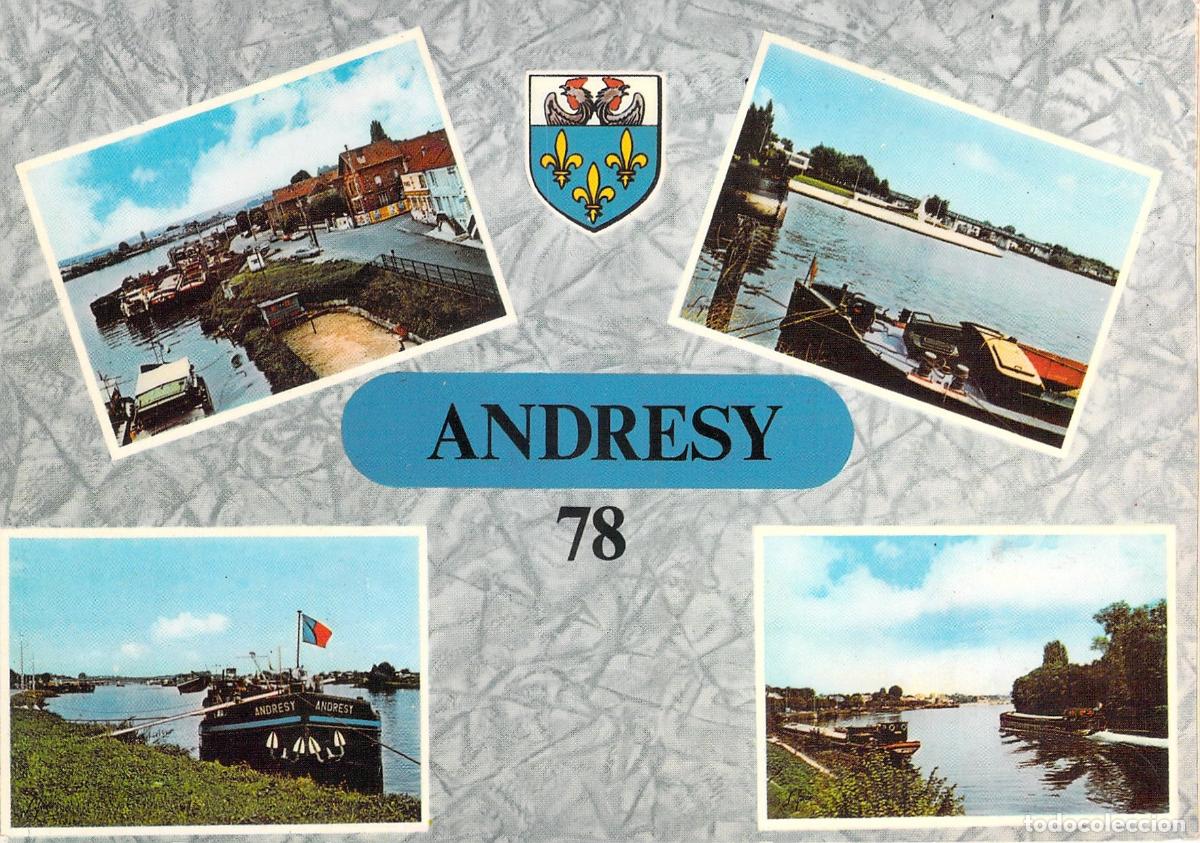 Postais: Postal de Andresy Francia vistas del r&iacute;o Sena