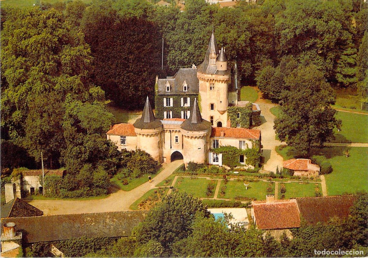 Postais: Postal del Castillo de St. Germain de Princay en Chantonnay Francia