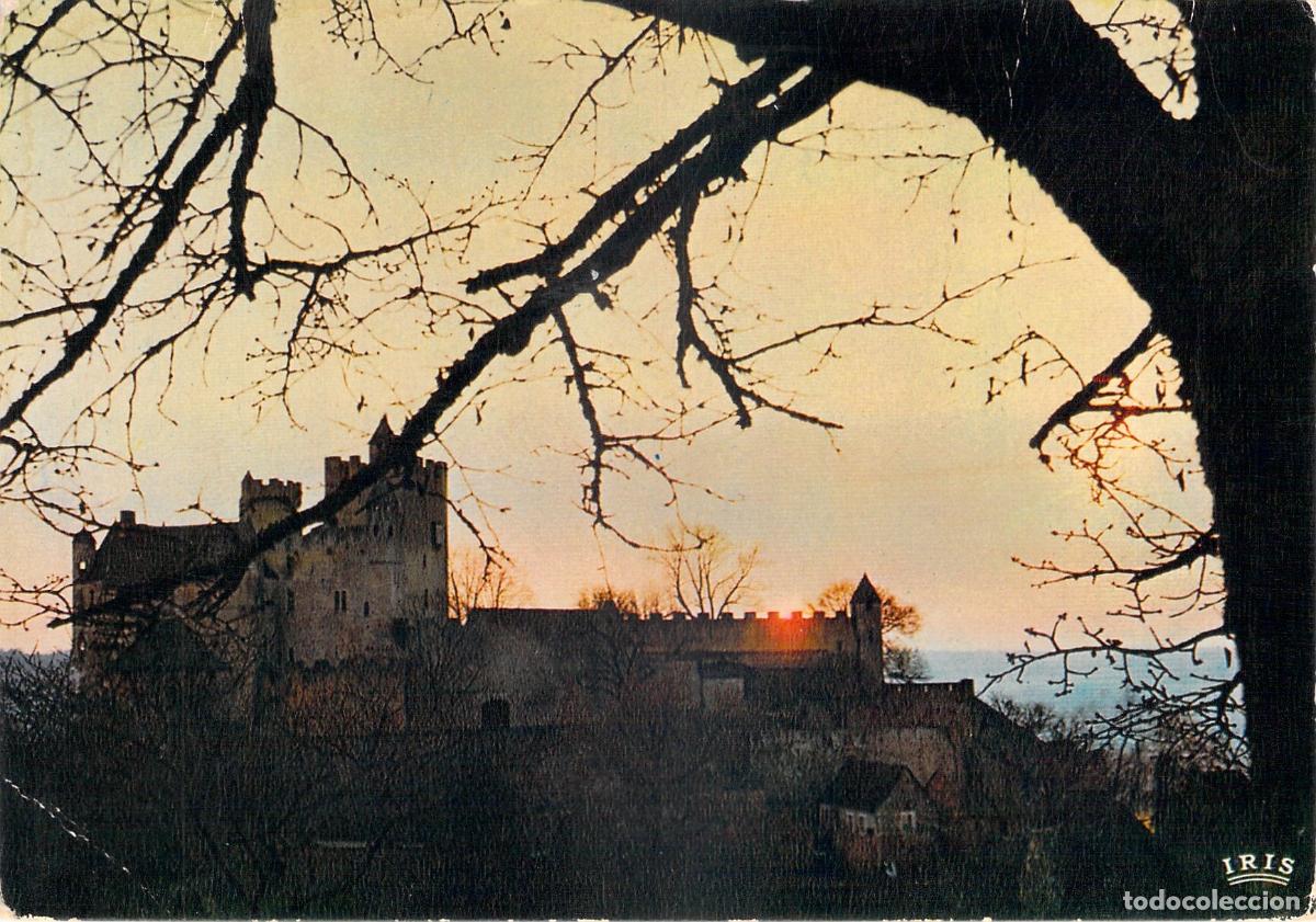 Postales: Postal Castillo de Beynac Valle de la Dordo&ntilde;a Francia