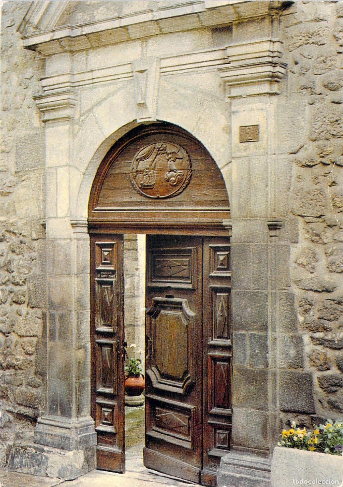 Postales: Postal de la Portada del Monasterio Sainte Claire en Le Puy en Velay