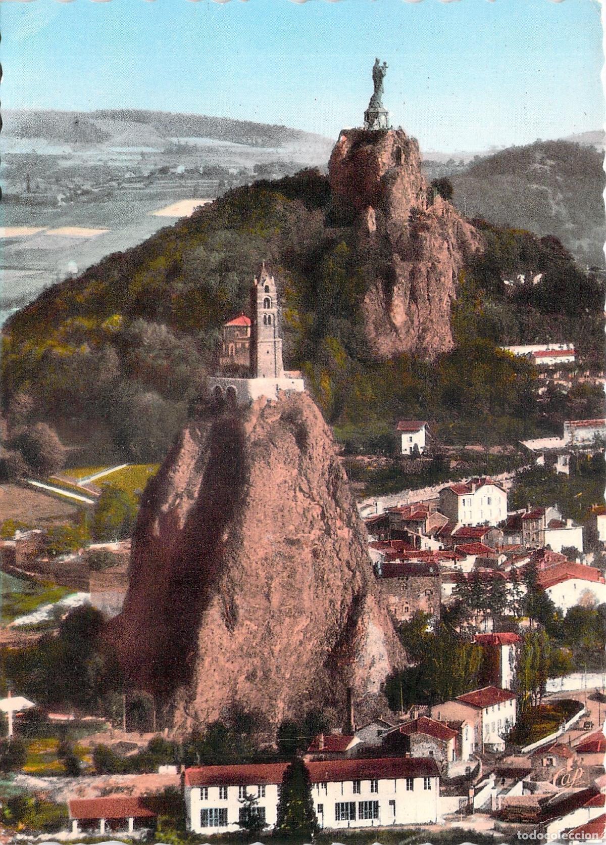 Postales: Postal de Le Puy en Velay Rocas Saint Michel y Corneille en Francia